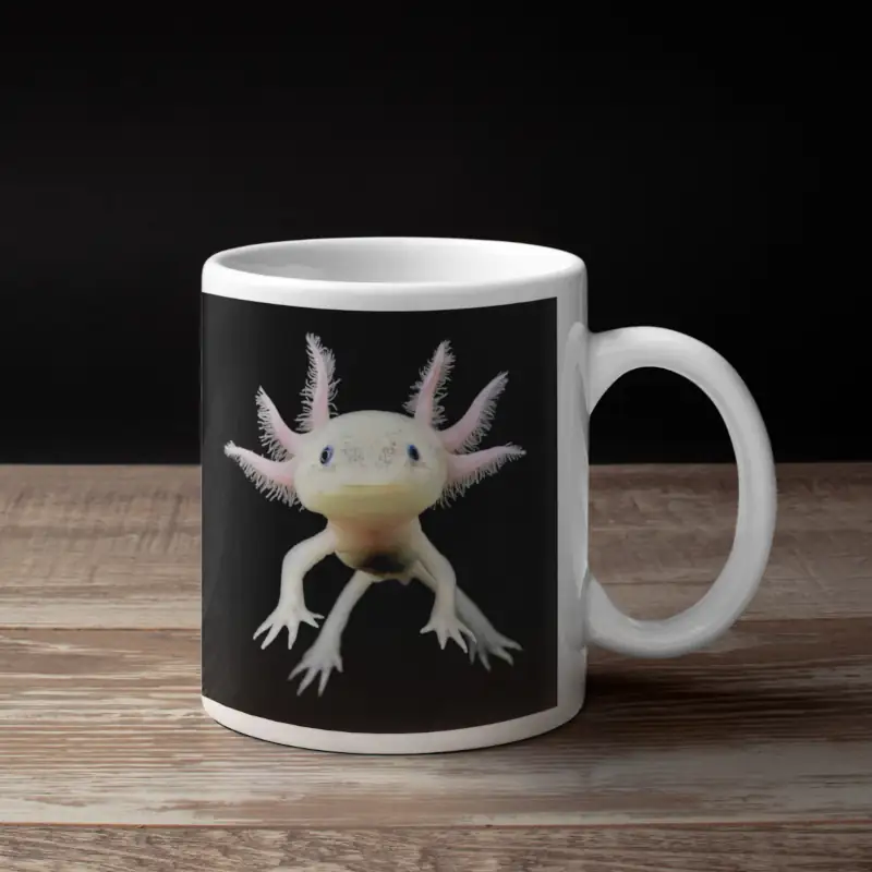 Axolotl Coffee Mug, Animal Axolotl Coffee Mug