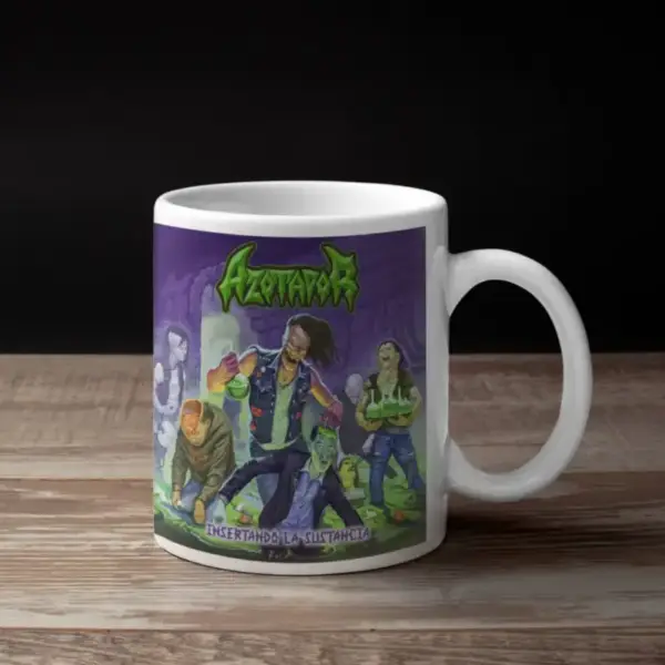 Azotador Coffee Mug, Azotador Insertando La Substancia Coffee Mug