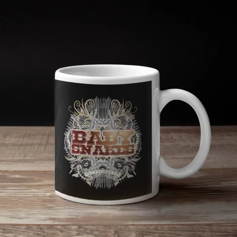 Baby Snakes Coffee Mug, Baby Snakes Gunslinger Coffee Mug