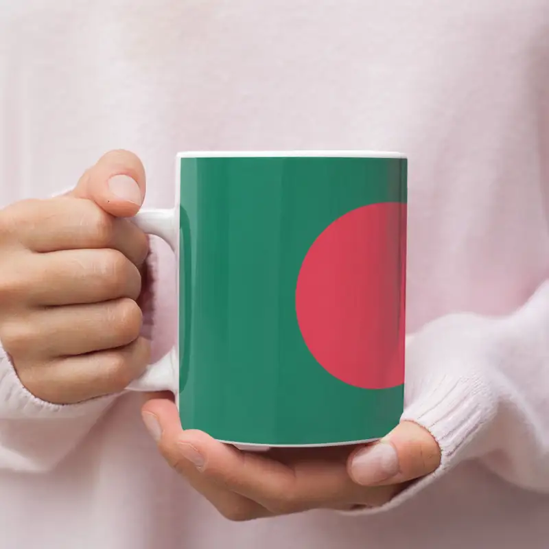 Bangladesh Flag Coffee Mug, Bangladesh's National Flag Mug - Image 2
