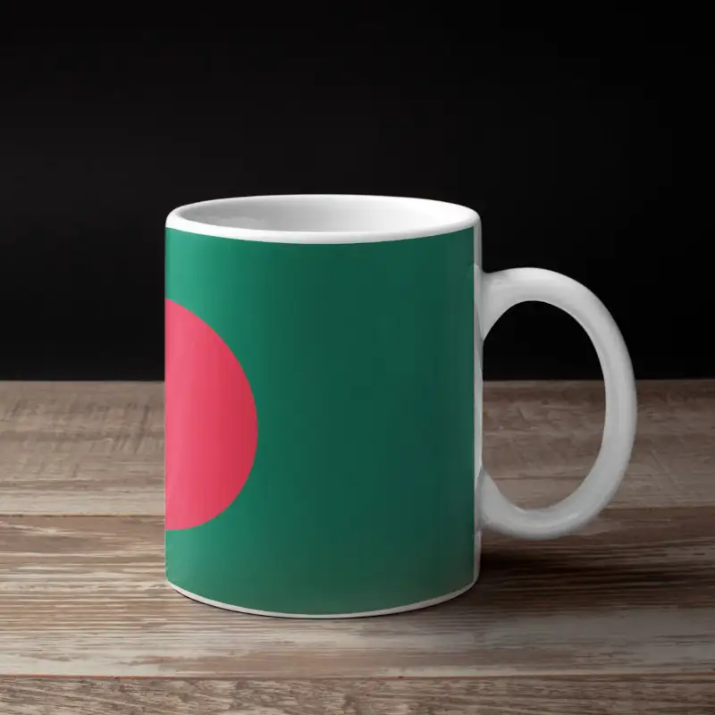 Bangladesh Flag Coffee Mug, Bangladesh's National Flag Mug