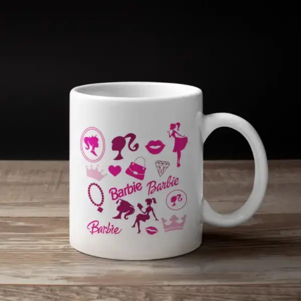 Barbie Coffee Mug, Barbies Mug