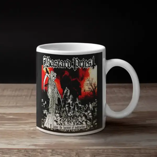 Bastard Priest Under Coffee Mug, Bastard Priest The Hammer of Destruction Coffee Mug