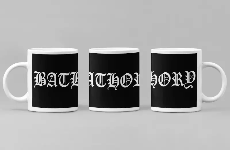 Bathory Coffee Mug, Bathory Logo Coffee Mug