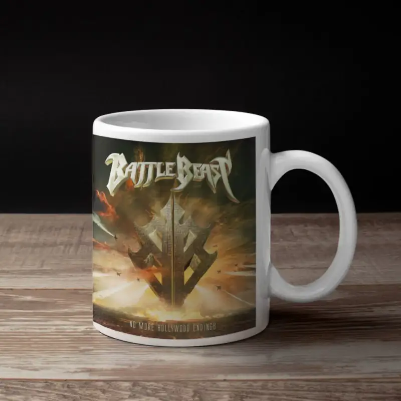 Battle Beast Coffee Mug, Battle Beast No More Hollywood Endings Coffee Mug