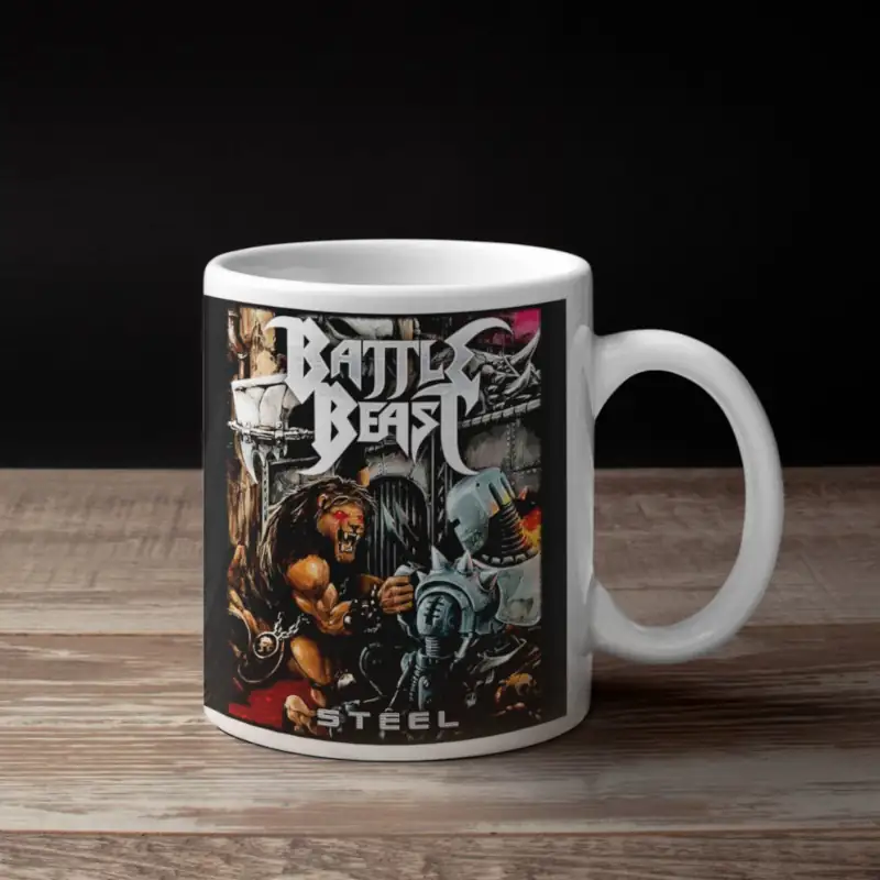Battle Beast Coffee Mug, Battle Beast Steel Coffee Mug