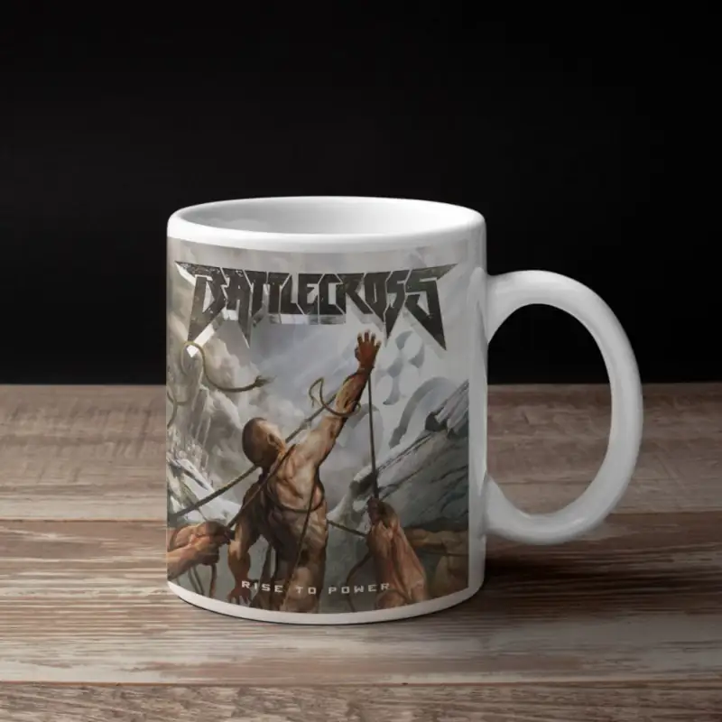 Battlecross Coffee Mug, Battlecross Rise To Power Coffee Mug