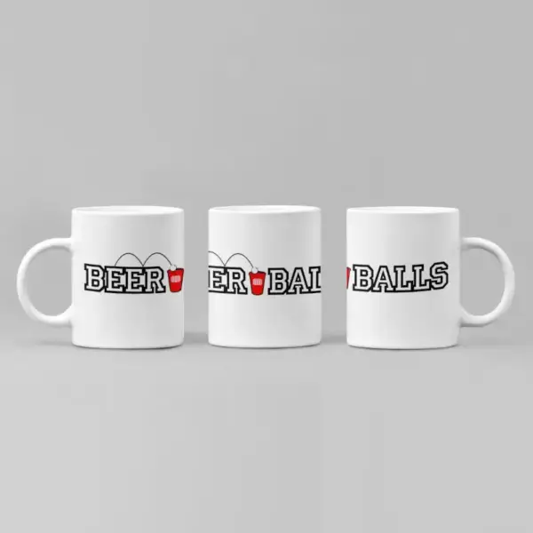 Beer Balls Coffee Mug, Beer Balls Logo Mug