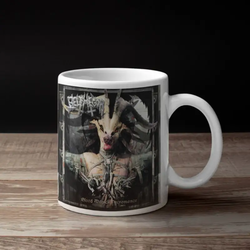 Belphegor Coffee Mug, Belphegor Blood Magick Necromance Coffee Mug
