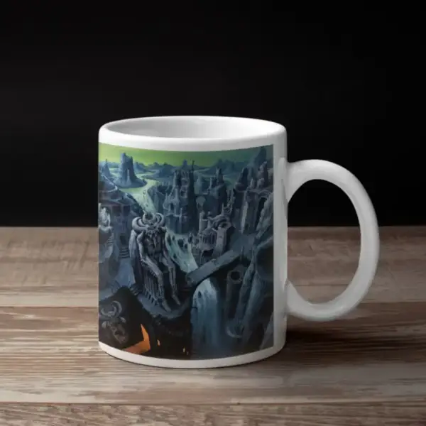 Benediction Coffee Mug, Benediction Transcend The Rubicon Coffee Mug