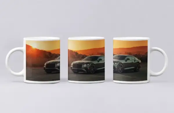 Bentley Coffee Mug, Bentley Continental GT V8 Coffee Mug