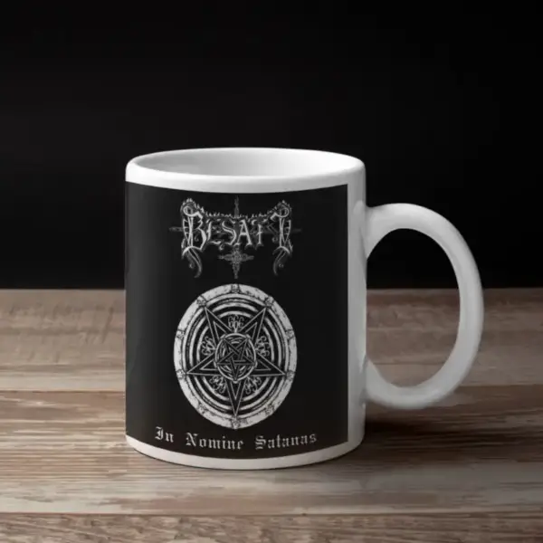 Besatt Coffee Mug, Besatt In Nomine Satanas Coffee Mug