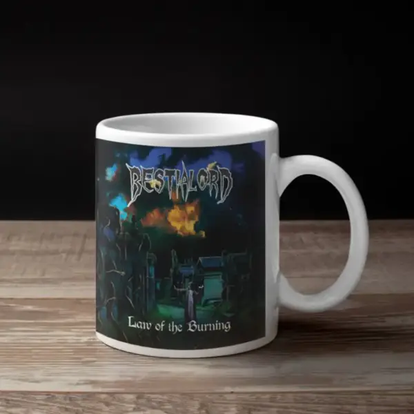 Bestialord Coffee Mug, Bestialord Law of The Burning Coffee Mug