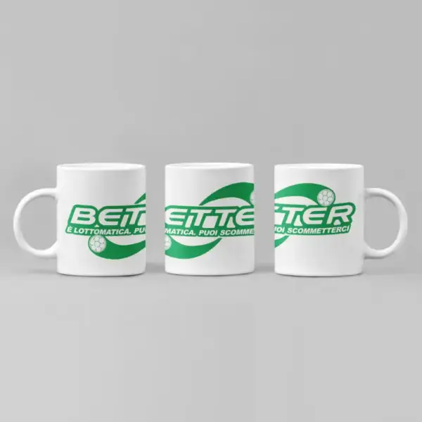 Better Lottomatica Coffee Mug, Better Lottomatica Logo Mug