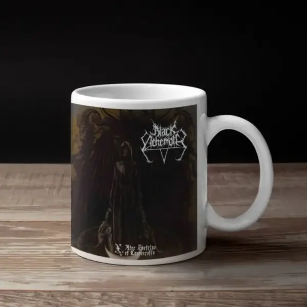 Black Achemoth Coffee Mug, Black Achemoth X Ater Doctrina Coffee Mug