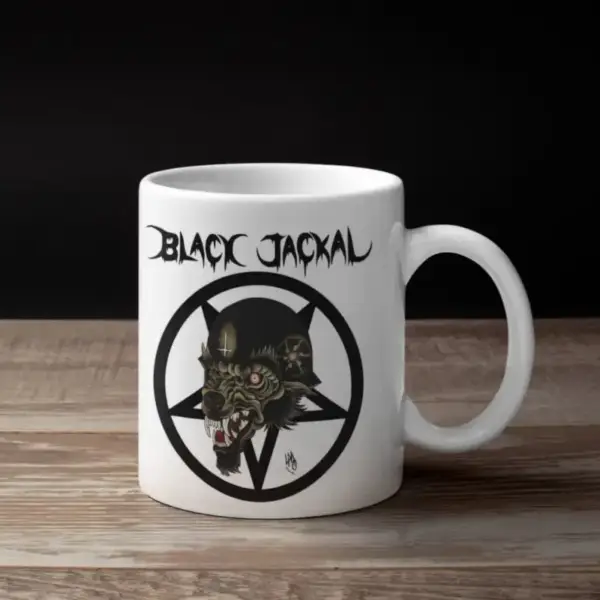 Black Jackal Coffee Mug, Black Jackal Rise Of Lycopolis Coffee Mug