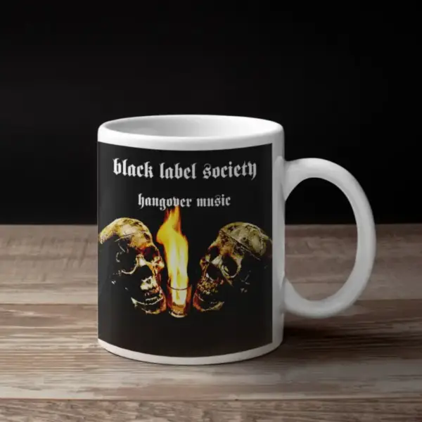 Black Label Society Coffee Mug, Black Label Society Hangover Music Coffee Mug