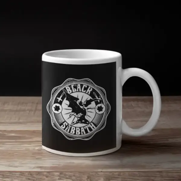 Black Sabbath Coffee Mug, Black Sabbath Artwork Coffee Mug