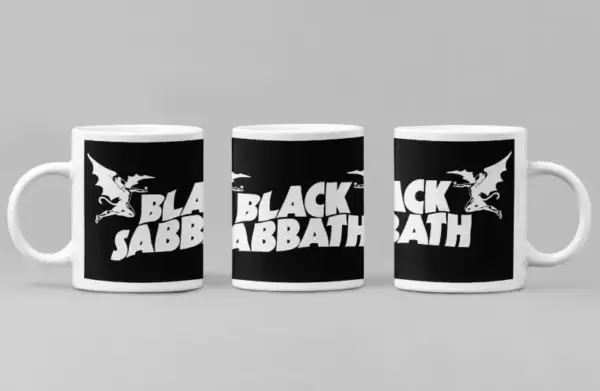 Black Sabbath Coffee Mug, Black Sabbath Logo Coffee Mug