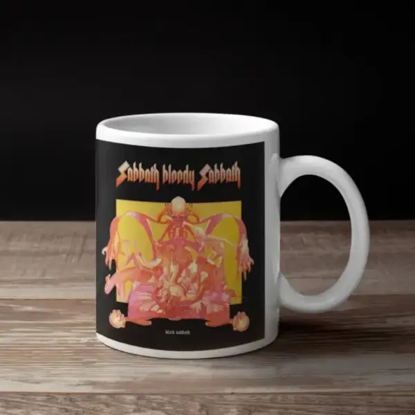 Black Sabbath Coffee Mug, Black Sabbath Sabbath Bloody Sabbath Coffee Mug
