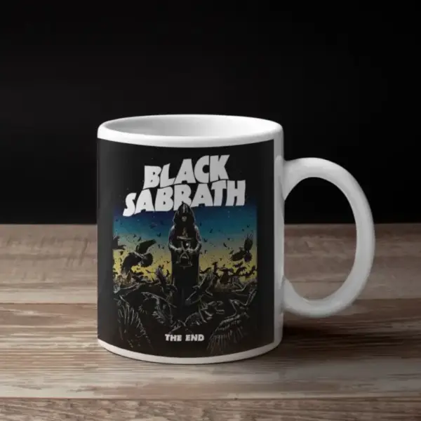 Black Sabbath Coffee Mug, Black Sabbath The End World Tour Coffee Mug