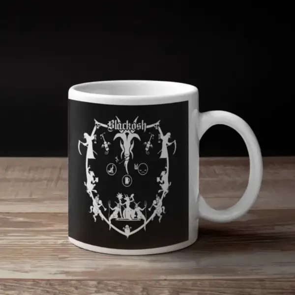 Blackosh Coffee Mug, Blackosh Whores, Booze and Black Metal Coffee Mug