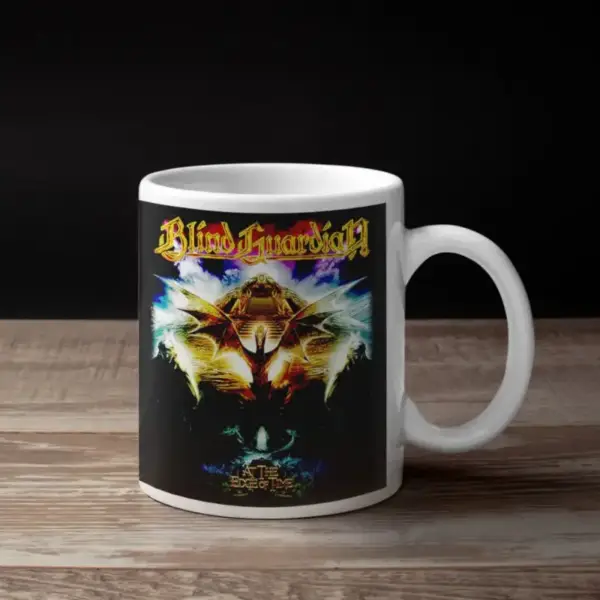 Blind Guardian Coffee Mug, Blind Guardian At The Edge Of Time Coffee Mug