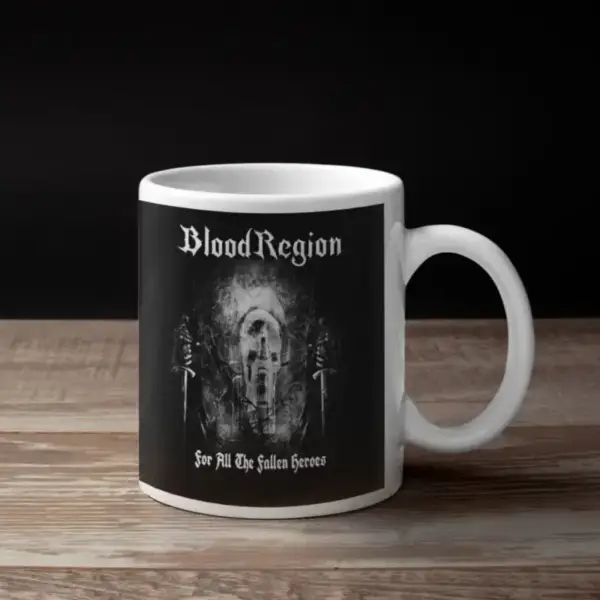 Blood Region Coffee Mug, Blood Region For All The Fallen Heroes Coffee Mug