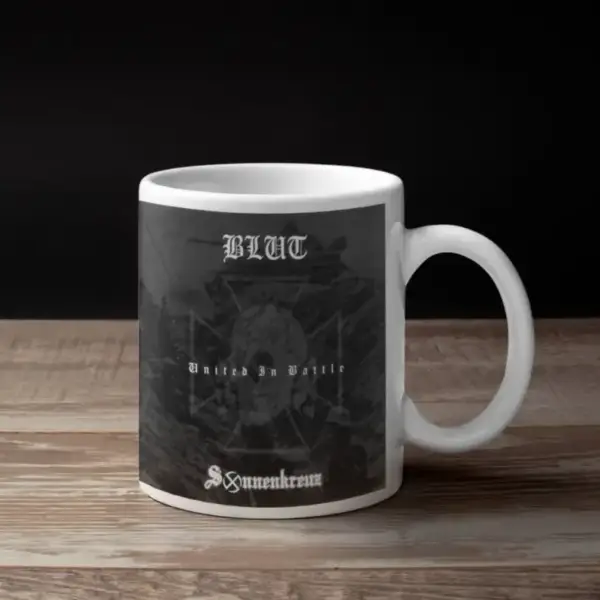 Blut Coffee Mug, Blut Sonnenkreuz United in Battle Coffee Mug