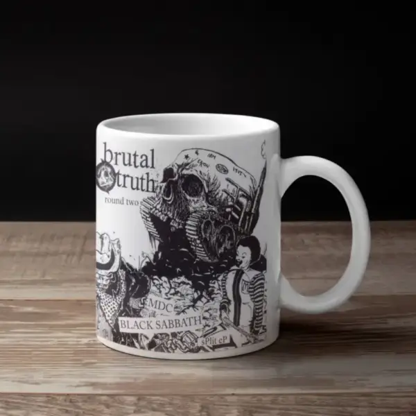 Brutal Truth Coffee Mug, Brutal Truth Round Two Coffee Mug