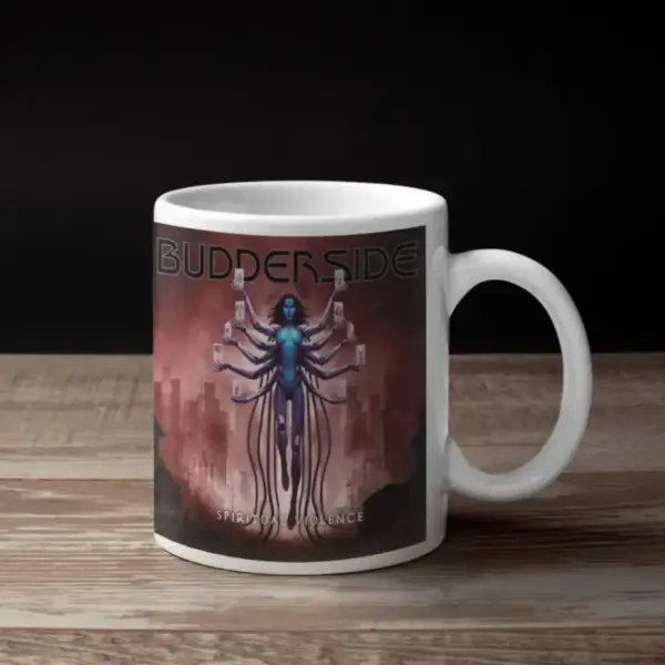 Budderside Coffee Mug, Budderside Spiritual Violence Coffee Mug