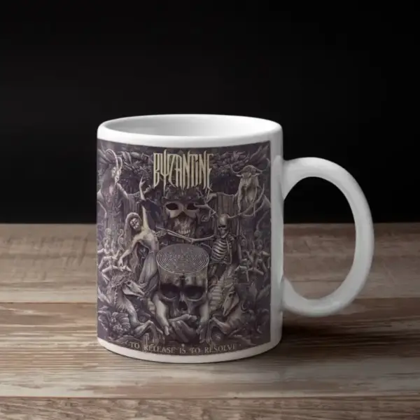 Byzantine Coffee Mug, Byzantine To Release is to Resolve Coffee Mug