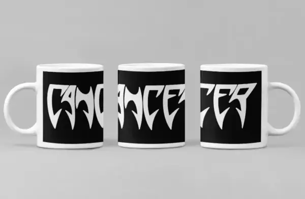 Cancer Coffee Mug, Cancer Logo Coffee Mug
