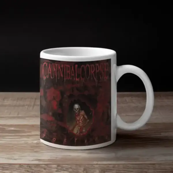 Cannibal Corpse Coffee Mug, Cannibal Corpse Torture Coffee Mug