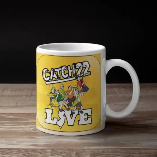Catch22 Coffee Mug, Catch22 Live Coffee Mug