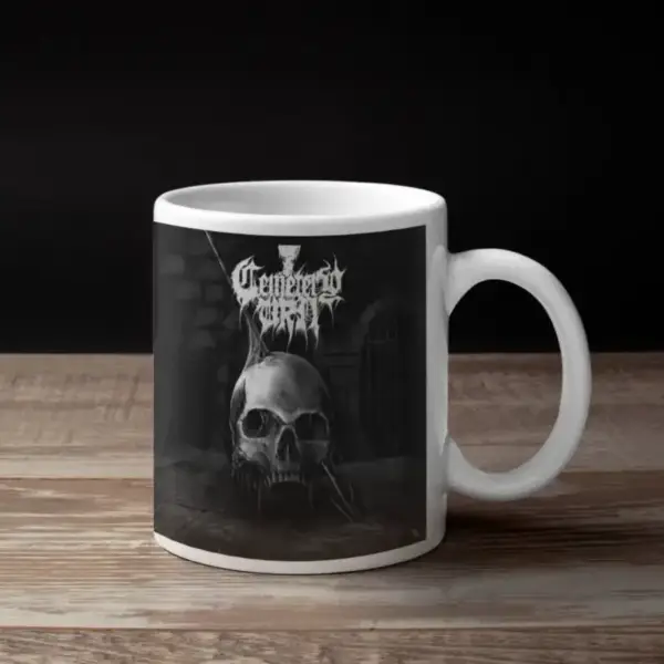 Cemetery Urn Coffee Mug, Cemetery Urn Artwork Coffee Mug
