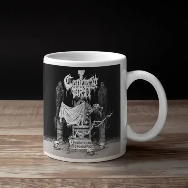 Cemetery Urn Coffee Mug, Cemetery Urn Barbaric Retribution Coffee Mug