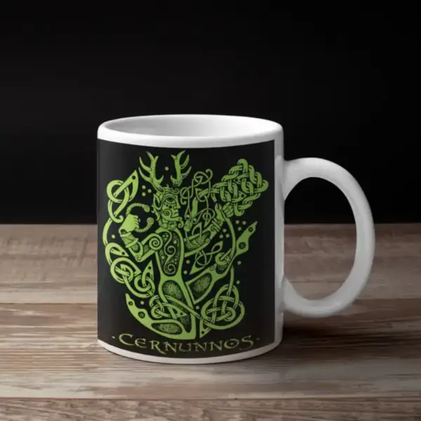 Cernunnos Coffee Mug, Cernunnos Artwork Coffee Mug