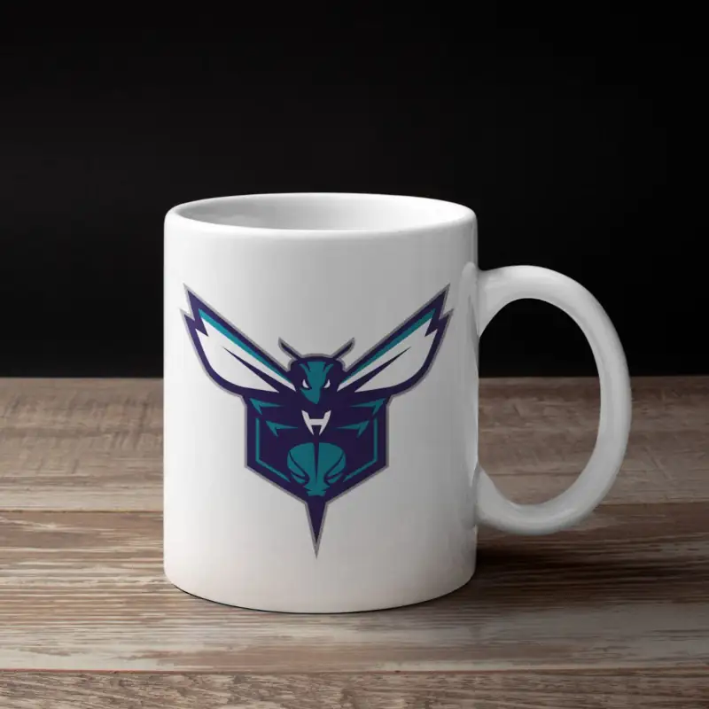 Charlotte Hornets Coffee Mug, Charlotte Hornets Logo Mug