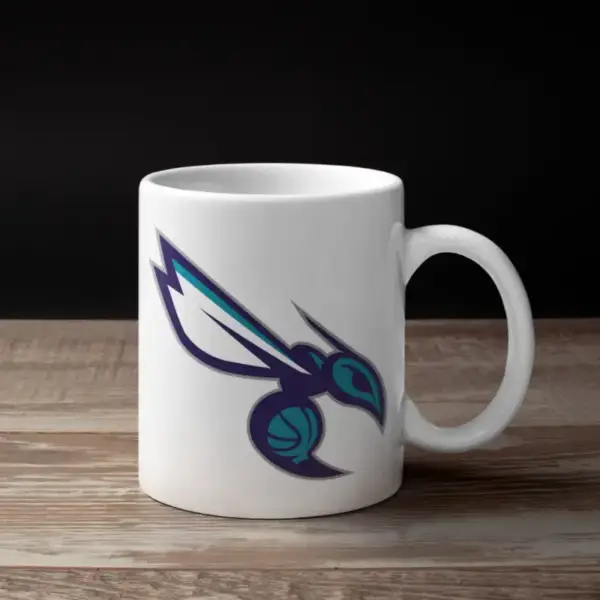Charlotte Hornets Coffee Mug, Charlotte Hornets Logo Mug