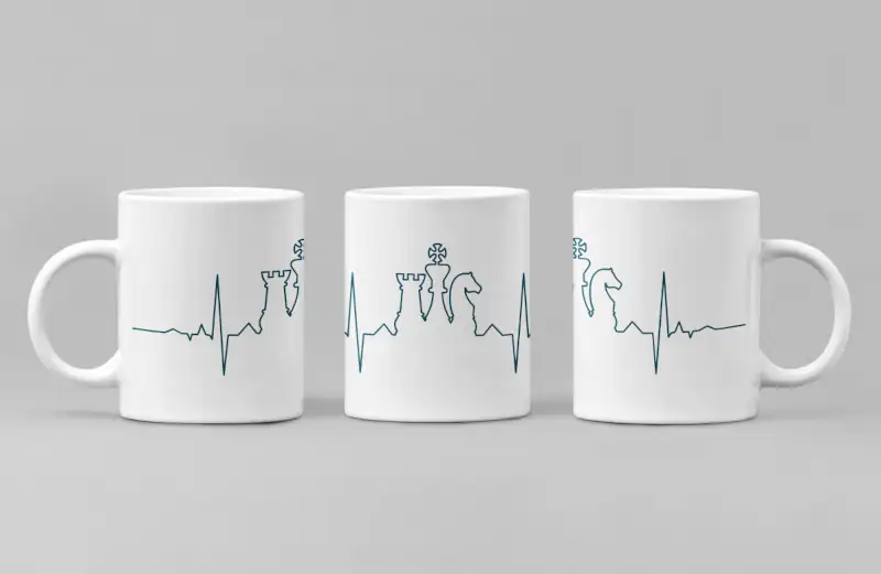 Chess Pulse Coffee Mug