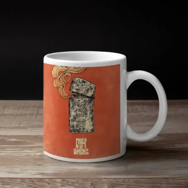 Chief Of Smoke Coffee Mug, Chief Of Smoke Rice Paddy Rodeo Coffee Mug