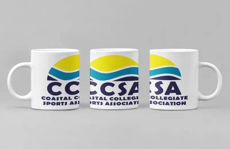 Coastal Collegiate Sports Association CCSA Logo Coffee Mug