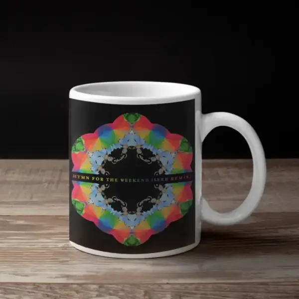 Coldplay Coffee Mug, Coldplay HYMN for The Weekend Coffee Mug