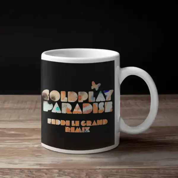 Coldplay Coffee Mug, Coldplay Paradise Coffee Mug