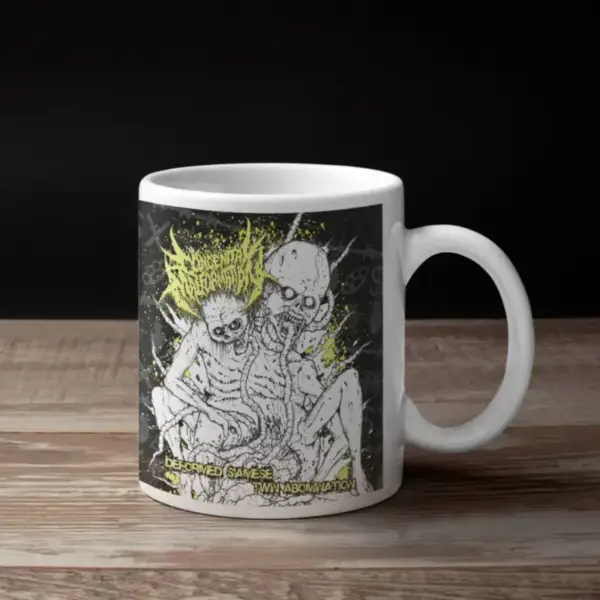 Congenital Malformation Coffee Mug, Congenital Malformation Deformed Siamese Twin Abomination Coffee Mug