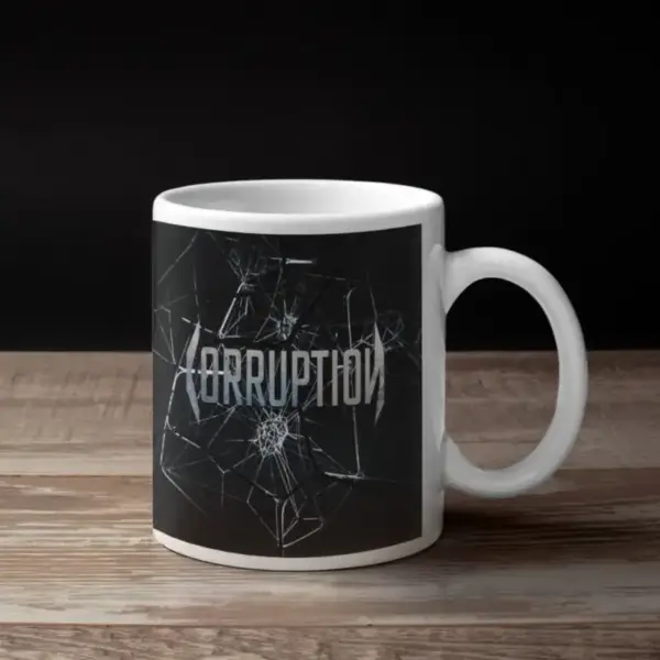 Corruption Coffee Mug, Corruption Artwork Coffee Mug