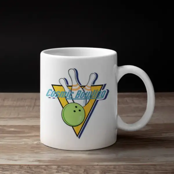 Cosmic Bowling Coffee Mug, Cosmic Bowling Logo Mug