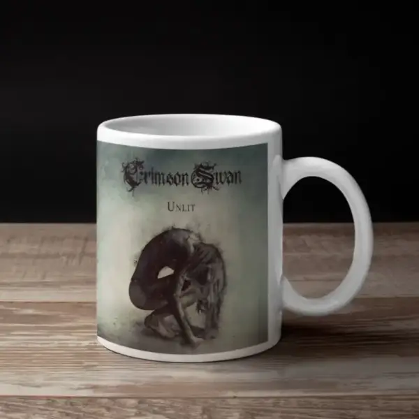 Crimson Swan Coffee Mug, Crimson Swan Unlit Coffee Mug