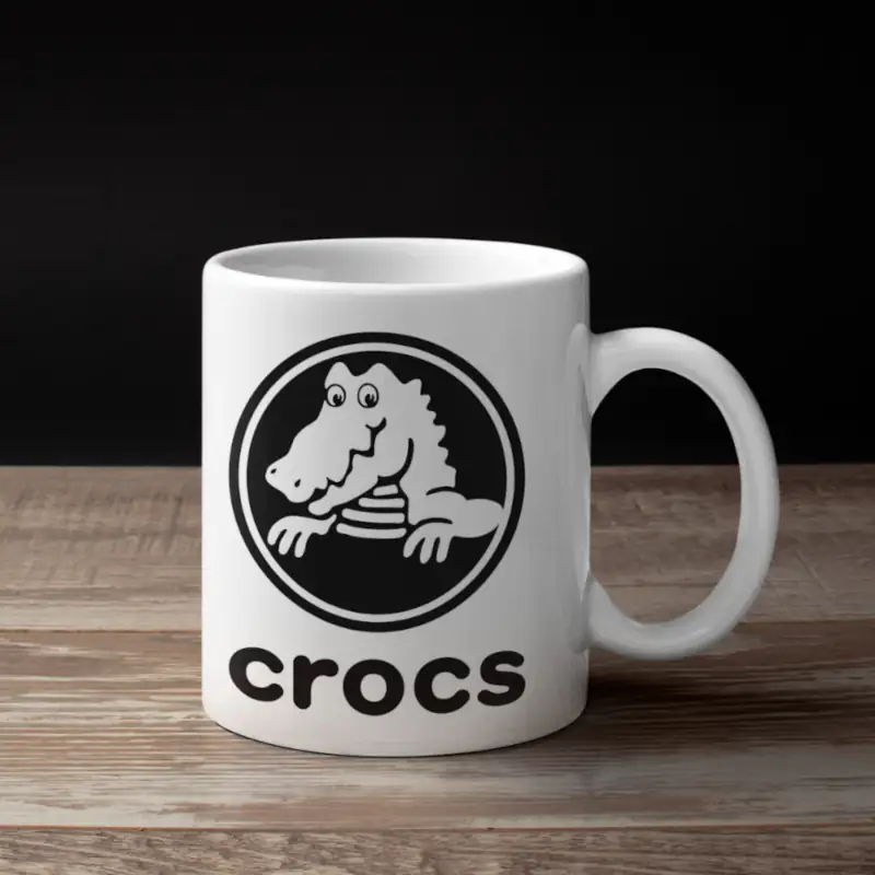 Crocs Coffee Mug, Crocs Logo Mug